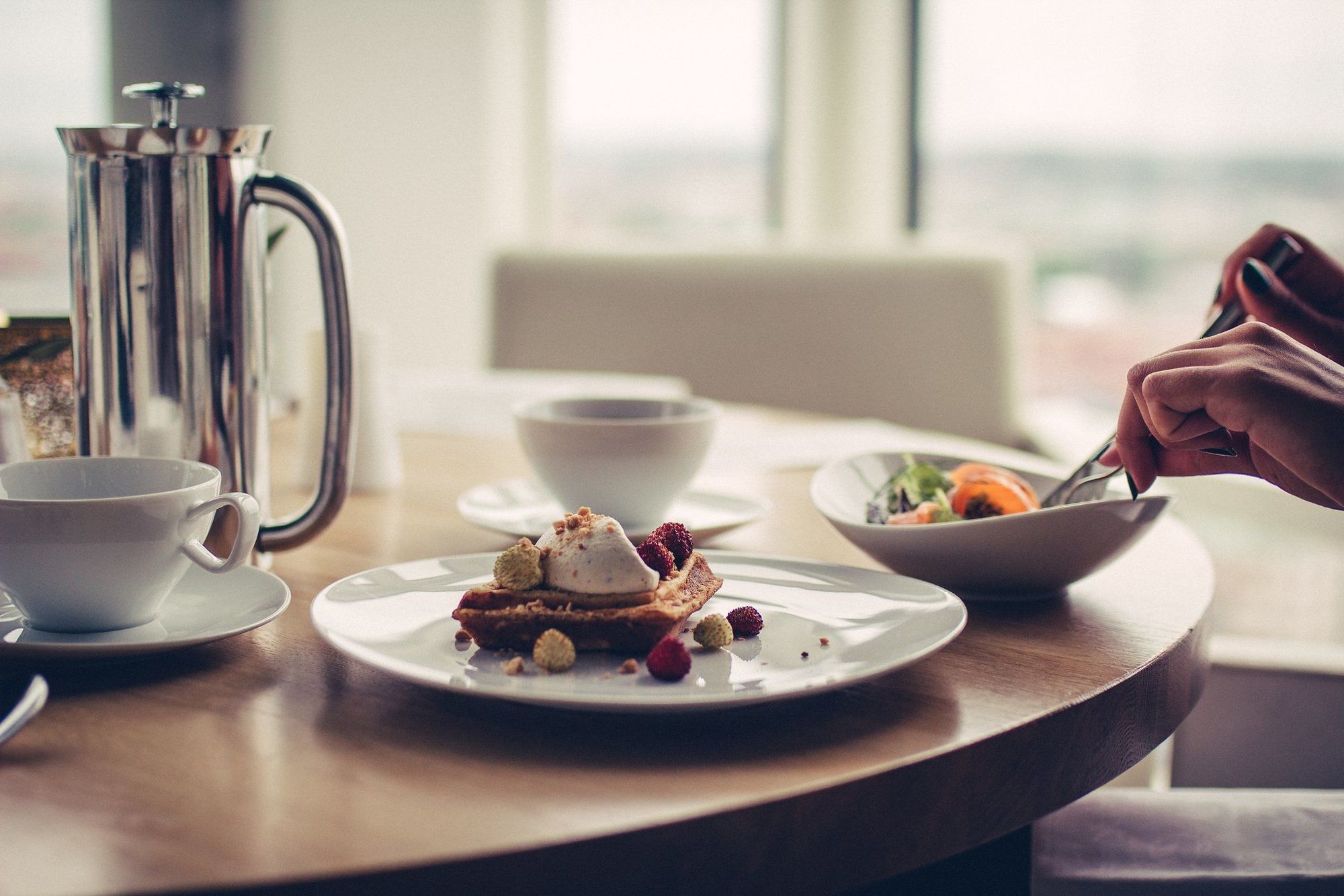 Upper House Hotel Gothenburg Restaurant photo A breakfast at the hotel