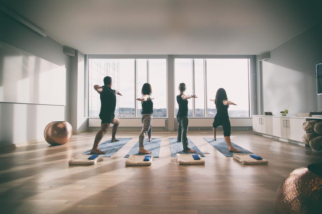 Upper House Hotel Gothenburg Exterior photo A yoga class